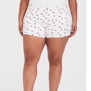 Torrid Cherry Strawberry Fun Playful Shorts 22